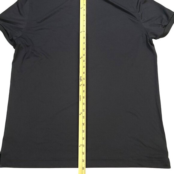 J.Lindeberg Tour Tech Regular Fit Golf Polo Shirt XX-Large Polyester Navy Blue - Picture 8 of 10